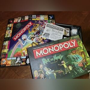 Monopoly Board Game Rick and Morty Edition